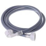 Zvd - tuyau d'arriv�e d'eau pour machine � laver de 2 m, universel, arriv�e d'eau froide. tuyau filet� ...