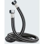 Zvd - tuyau tress� 2m, tuyaux de raccordement(g1 / 2 x g1 / 2) avec tresse en acier inoxydable, tuyau ...