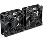 Zvd - ventilateur pc 120mm, 120 x 38mm ventilateur pc 220v ultra silencieux, ac ventilateur 12v double ...