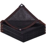 Zvd - voile - d'ombrage - toile - filet - ombrage - exterieur rectangulaire avec ?illets pour balcon, ...