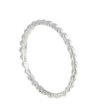 Les poulettes bijoux - bague argent 925 anneau de billes - taille 56