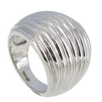 Les poulettes bijoux - bague argent 925 coquillage - taille 60