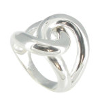 Bague argent 925 entrelace - taille 64