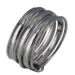 Bague argent 925 rhodi semainier - taille 54