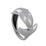 Bague métal argenté dauphin Bague métal argenté dauphin