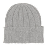 Les poulettes bijoux - bonnet alice 100% cachemire 6 fils classics - gris clair