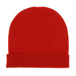Les poulettes bijoux - bonnet iconic 100% cachemire 4 fils classics - rouge profond