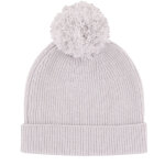 Bonnet renard 100% cachemire 6 fils pompon amovible - classics - beige Bonnet renard 100% cachemire 6 fils pompon amovible - classics - beige
