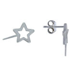Boucles d'oreilles argent 925 etoiles filantes