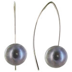 Les poulettes bijoux - boucles d'oreilles perle de culture 11 mm courtes - classics