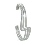 Bracelet argent 925 demi jonc vagues