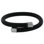 Les poulettes bijoux - bracelet argent 925 et silicone - classics