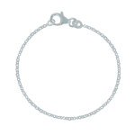 Bracelet chaine argent 925 / 1000 maille jaseron 2mm Bracelet chaine argent 925 / 1000 maille jaseron 2mm