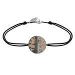 Bracelet lien mdaille argent 925 plaqu or rose ruthnium londres