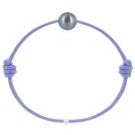 Bracelet la perle de culture noire des poulettes - classics - violet Bracelet la perle de culture noire des poulettes - classics - violet