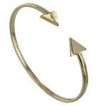 Les poulettes bijoux - bracelet plaqu� or jonc double fl�che