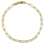 Bracelet plaqu or mailles cheval - petit modle