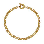 Bracelet plaqu or mailles jaseron