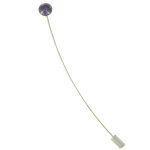 Les poulettes bijoux - broche argent rhodi� et perle de culture 10 mm - classics