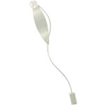 Broche feuille argent 925 bross et perle 7mm - classics - blanc