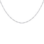 Les poulettes bijoux - chaine argent 925 / 1000 maille singapour 2mm - taille 40 cm