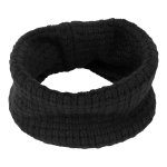 Les poulettes bijoux - col epais 100% cachemire 3 fils - classics - noir