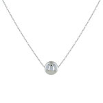 Collier argent 925 grosse bille 14mm