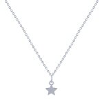 Les poulettes bijoux - collier argent 925 mini �toile