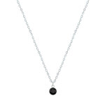 Collier chaine argent 925 et strass