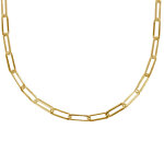 Collier plaqué or mailles cheval Collier plaqué or mailles cheval