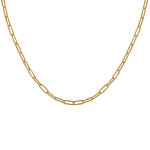 Collier plaqué or mailles cheval 45cm Collier plaqué or mailles cheval 45cm