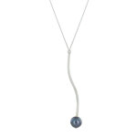 Collier sautoir argent 925 et perle de culture - classics