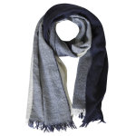 Les poulettes bijoux - echarpe 100% laine cama�eu de bleu