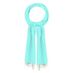 Les poulettes bijoux - echarpe 100% voile de coton - bleu ciel