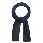 Echarpe laine et cachemire bleu moyen