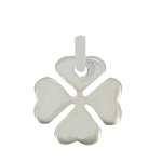Pendentif argent 925 petit trfle quatre feuilles