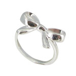 Les poulettes bijoux - bague argent 925 noeud - taille 60