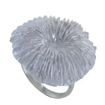 Les poulettes bijoux - bague argent m�duse - taille 64