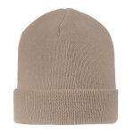 Les poulettes bijoux - bonnet 100% cachemire 12 fils classics - marron clair