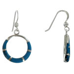 Les poulettes bijoux boucles d'oreilles argent 925 anneau et r�sine - classics - tur