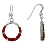 Les poulettes bijoux - boucles d'oreilles argent 925 anneau et r�sine - classics - r