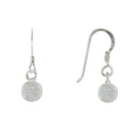 Les poulettes bijoux - boucles d'oreilles argent 925 billes diamant