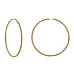 Les poulettes bijoux - boucles d'oreilles argent grandes cr�oles paillettes - classi