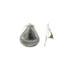 Les poulettes bijoux - boucles d'oreilles clip argent 925 p�tales de rose