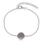 Les poulettes bijoux - bracelet argent 925 coquille saint jacques