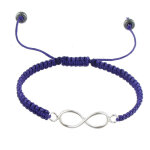 Les poulettes bijoux - bracelet argent 925 infini lien tr�ss� - classics - violet