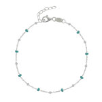 Les poulettes bijoux bracelet argent 925 perles �maill�es et perles argent 925 - tur