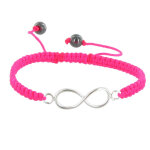 Les poulettes bijoux - bracelet argent infini lien tr�ss� fluo - classics