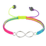 Les poulettes bijoux - bracelet argent infini lien tr�ss� fluo - classics - multicol