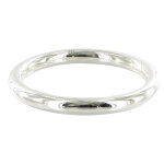 Les poulettes bijoux bracelet argent jonc taille moyenne diam. 6, 5cm